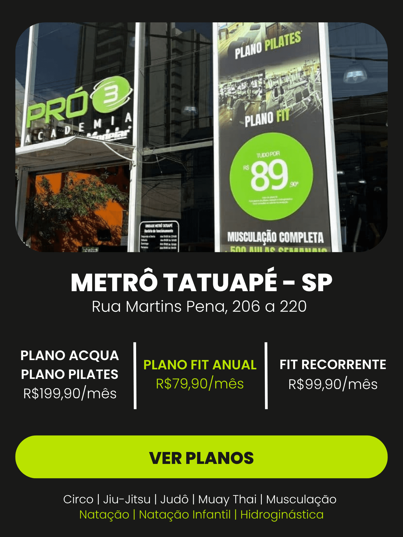 Pró3 metro tatuapé