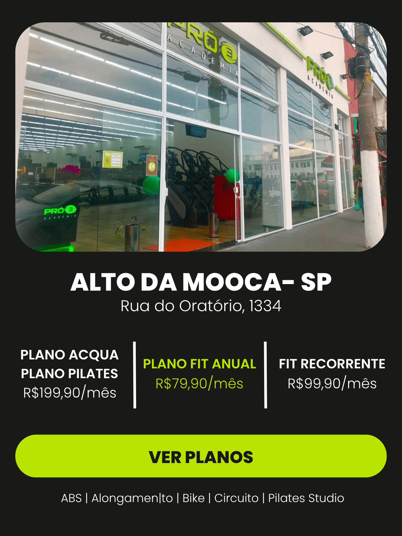 Pró 3 Alto da Mooca