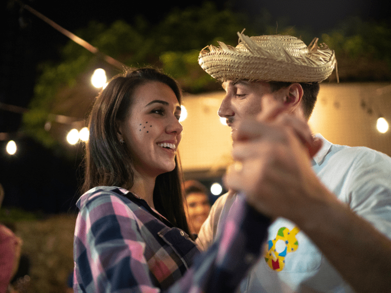 treino de festa junina