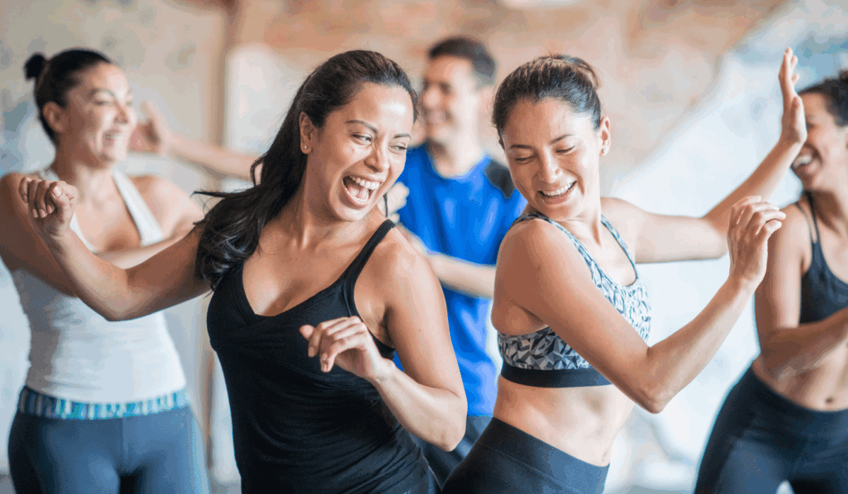 Aulas de ritmo na academia